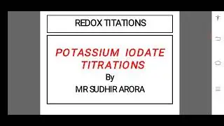 potassium iodate titration