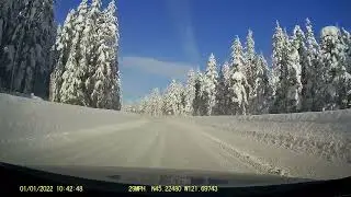 US Route 26 at Mt Hood National Recreation Area (Oregon)