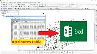 How to Convert Attributes table  to Excel or CSV or copy attributes data.