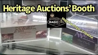 EXPENSIVE & RARE MTG Items At The Heritage Auctions Booth -