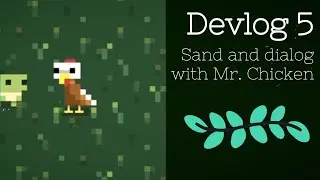 Devlog 5 - Sand and dialog with Mr. Chicken | Game Maker Studio 2 (DnD)