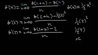 How To Use The Definition of the Derivative