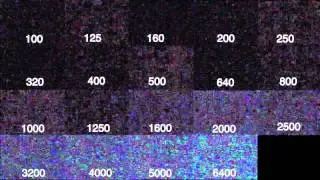 Canon 60D ISO noise test