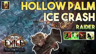 [3.24] Hollow Palm Ice Crash Build | Raider | Necropolis | Path of Exile 3.24
