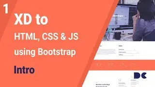 XD to HTML, CSS & JS using Bootstrap 1 (Intro)