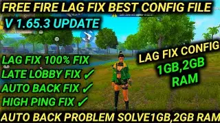 free fire lag fix 1gb ram | Free Fire Auto Back Fix 1Gb Ram | Lag Fix 2Gb Ram | 1.65.3 version