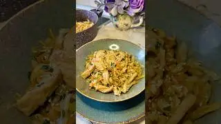 рецепт из серии #чтобыстроприготовить КАПУСТА С КУРИЦЕЙ В АЗИАТСКОМ СТИЛЕ