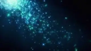 Free Particle Animation Green Screen