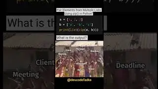 Python zip() Trick to Combine Lists in Seconds | web  