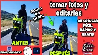 ¿cómo editar fotos con el celular? | moto-tutorial 🏍️ | Lightroom, Photoshop 📸