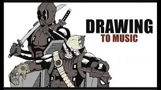 Drawing Deadpool because .....