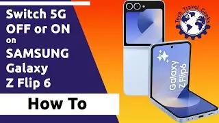 How to switch 5G OFF or ON on SAMSUNG Galaxy Z Flip 6 #samsung #zflip6 #galaxyzflip6 #5G