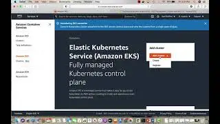 Kubernetes - Create a AWS EKS Cluster