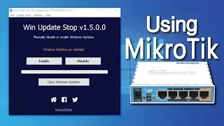 How to turn off windows 10/11 automatically update || Using Mikrotik