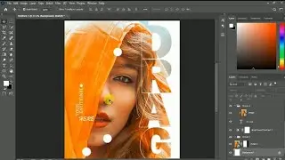 How To Create Modern Design in Adob Photoshop || BoldVisionHub ||