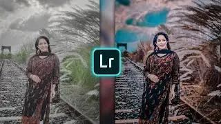 Lightroom Black And Brown Tone Photo Editing 2024 | Lightroom Orange Tone Editing