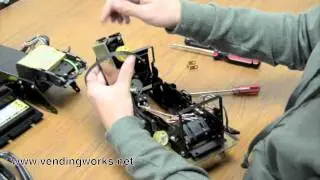 MAKA Validator, changing belts-provided by Vending Works