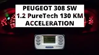 Peugeot 308 SW 1.2 PureTech 130 hp - acceleration 0-100 km/h