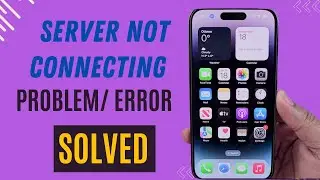 SERVER NOT CONNECTING ERROR FIXED!! 