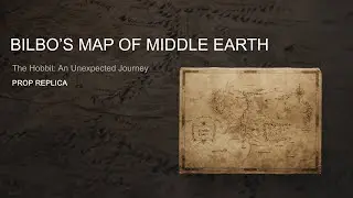 Bilbo's Map of Middle Earth - Prop Replica