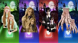 Lisa Money VS Megan doll M3gan VS Wednesday Addams Jenna Ortega VS Thing Wellerman | Tiles Hop EDM