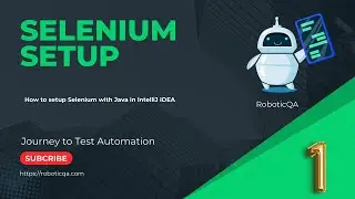 Create Java project in IntelliJ IDEA and configure Selenium WebDriver and Launch chrome browser