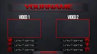 Red-Clean-Outro-Template-PhotoShop gratis