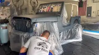 Jeep Wrangler TJ - Spraying Tintable Blue Raptor Liner (Gunmetal Pearl), Ep.13