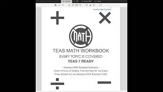 TEAS Math Workbook - March 2023 Update