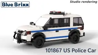 BlueBrixx Special 101867 US Police Car