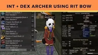 🎮INT + DEX Archer | Using Rit Bow | Skill Build | RAN Online