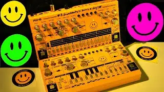 Sunshine Acid - TD3 Behringer TD-3 Bass Line Synth - RD6 Drum Machine RD-6 - Zoom MS-70CDR (Short)