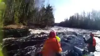 Укса 2015 - Порог Храмина по высокой воде
