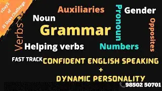 A quick grammar  recap for better understanding of concepts.