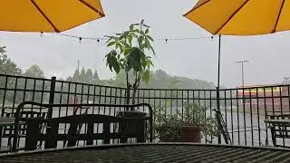 10 Minutes Heavy Rain 🌧  sleep sounds