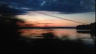 закат, озеро Токсово, Кавголово