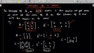 Understanding the Transpose of a Matrix: Properties and Proofs Explained