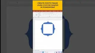 CREATE PHOTO FRAME USING CUSTOM SHAPES IN POWERPOINT 
