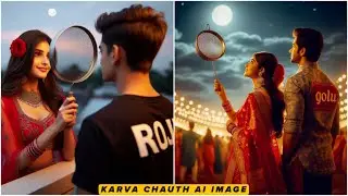 Karva chauth ai photo editing | Karva chauth ki photo kaise banaye | Ai Photo Kaise Banaye