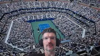 Tennis elbow 2013   Foretaste match commented  Fritz vs Sinner  US OPEN :)