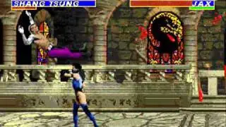 Shang Tsung morph combo - Kabal, Kitana