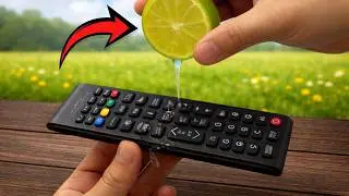 Don't throw away a broken remote! With just 1 lemon you will be surprised
