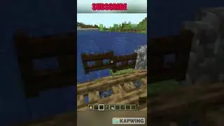 How to make a easy bridge in minecraft.