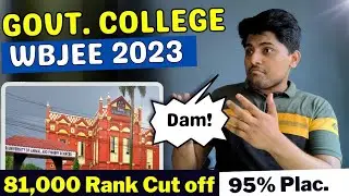 LOW RANK BEST WBJEE GOVERNMENT COLLEGE | 2025