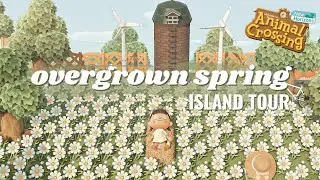 Overgrown Spring Island Tour | Animal Crossing New Horizons