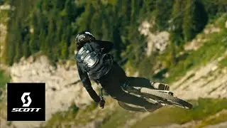 Golden hour in Bikepark Châtel