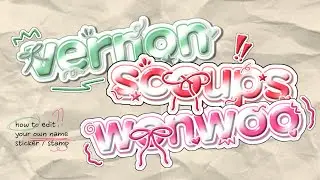 how to make your own stamp / stickers