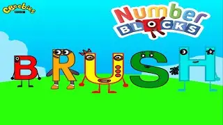 NumberBlocks Intro Song But BRUSH Spelling Blocks , NumberBRUSH Alphabet Song , nUMBERbLOCKS ABCs