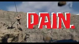 Getting Over It but with grappling hooks - Get To The Top