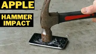 Destroy iPod Apple with hammer! Hammer Impact
